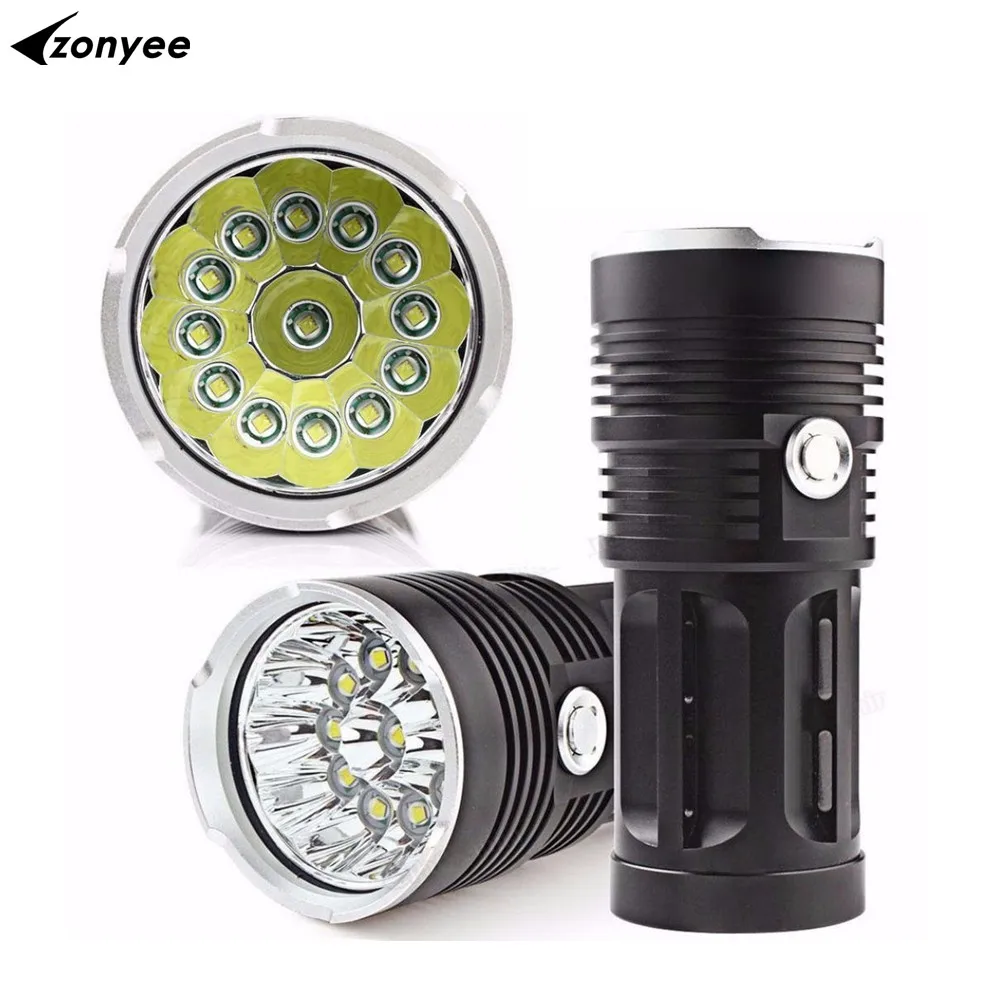 

Zonyee LED Flashlight 18650 10000 Lumens 13x XML T6 3Mode Powerful Flash Light Lampe Torch for Hunting Caming Bicycling