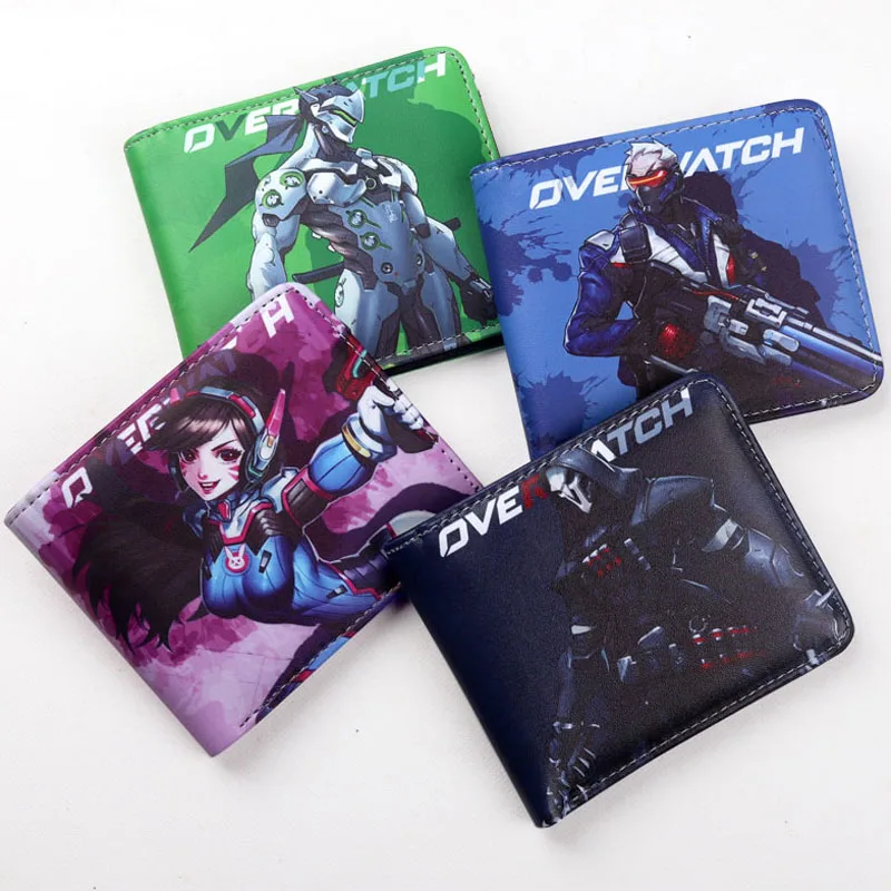 Новый тематический мужской кошелек Overwatch Быстрая отправка геймер с карманом для
