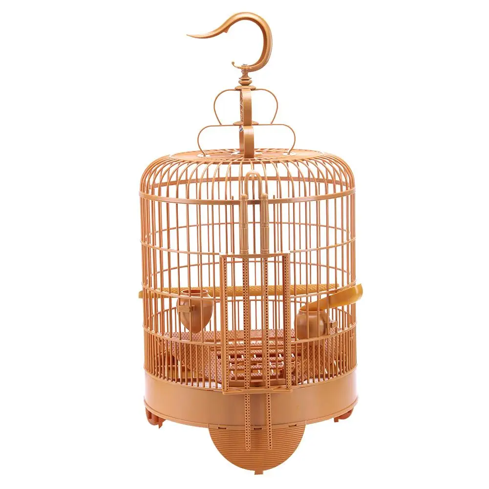 

Bird Cage Breathable Travel Carrier Assembly Bird Cage With Feeder &Waterer Small Pet Bird Plastic Bird House Thrush Parrot Cage