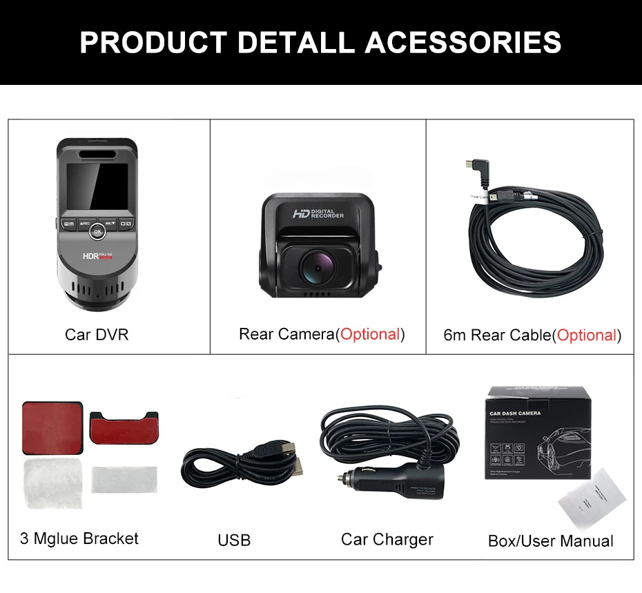 nocturna trasera con Cámara visión MAOZUA 1080P vídeo 4K 2 DVR grabadora soporte GPS/WIFI descuento frontal 2160P pulgadas Stop118 coche de Último 13 nocturna trasera con Cámara 13