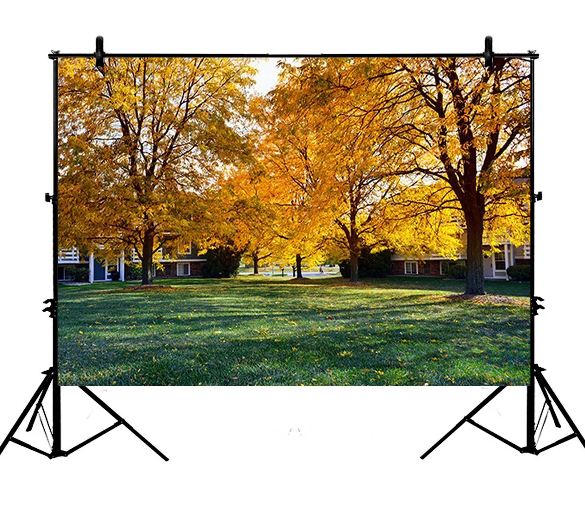 

5x7ft Garden Autumn Scenery Fall Polyester Photo Background Portrait Backdrop