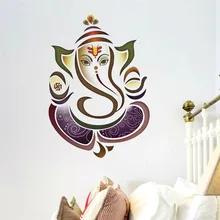 wall decals ganesh elephant yoga studio decal home decor vinyl sticker bedroom living room decoration