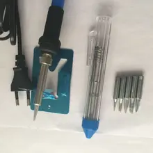 Электрический Железный пистолет сварочный паяльник инструмент 60W220V Регулируемая температура Сварка ЕС вилка с профессиональной посылка