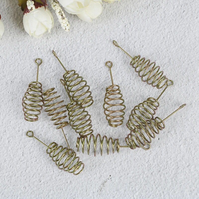 

10Pcs Fishing Bait Spring Lure Inline Hanging Tackle Stainless Steel Feeder