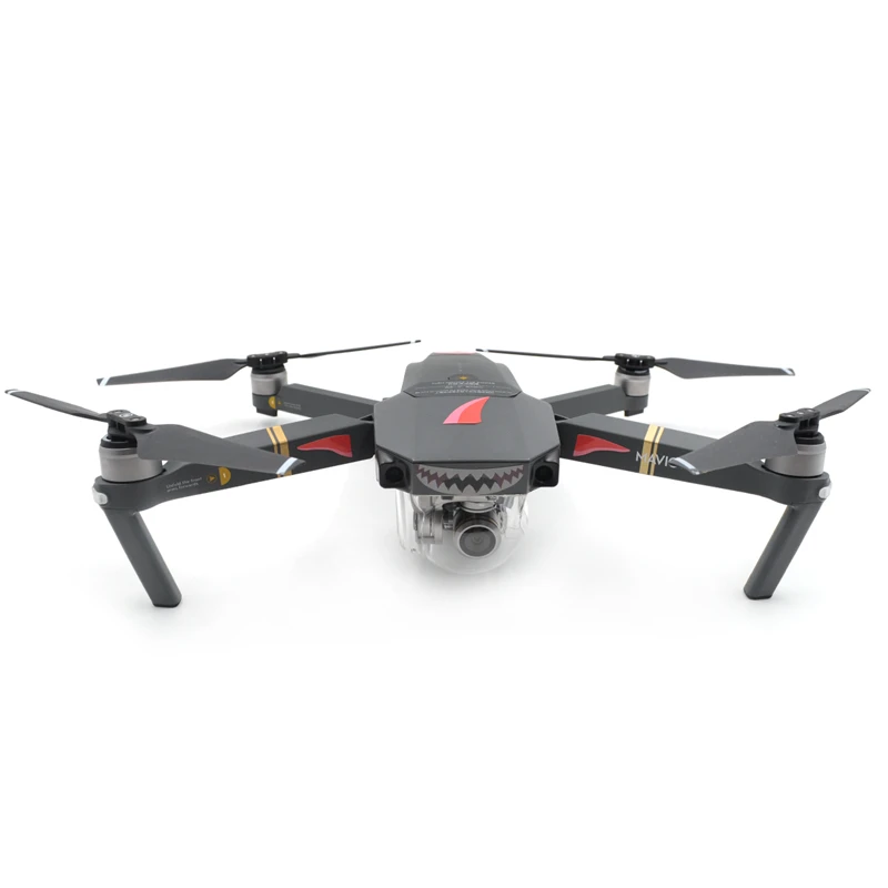 Drone Stickers Wicked shark expression Drone body  arm decoration Skin Sticker for DJI Mavic Pro Accessories 11