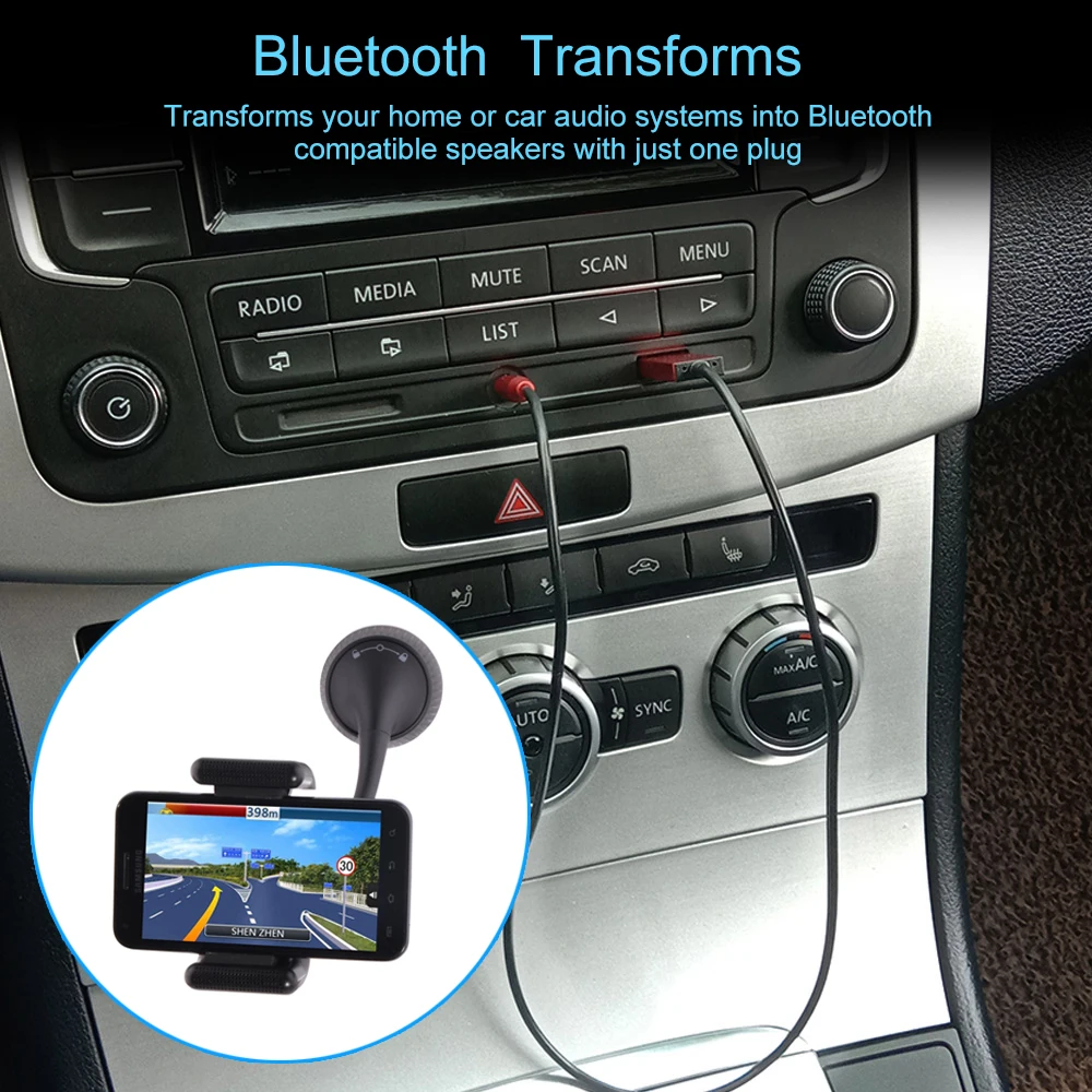 U2 мини беспроводной Bluetooth приемник приемный автомобильный комплект аудио