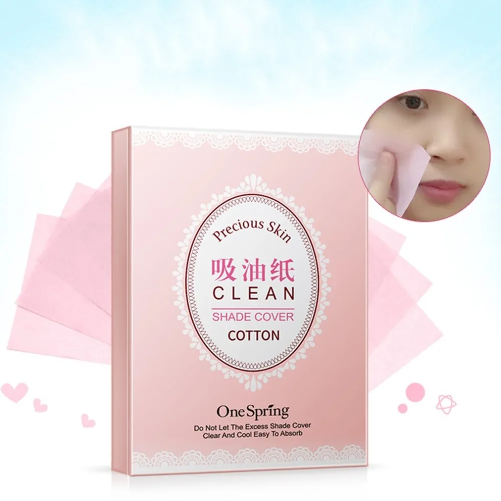 

100pcs Oil Blotting Sheets Oil On Paper Absorbent Facial Sucking Oil Control Facial Oil Paper Matting Facial Tissues