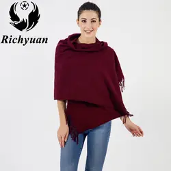 Richyuan роскошный кашемировый шарф дизайнер печатных Для женщин теплая шаль длинные платки бренд шали и Шарфы для женщин теплые пашмины