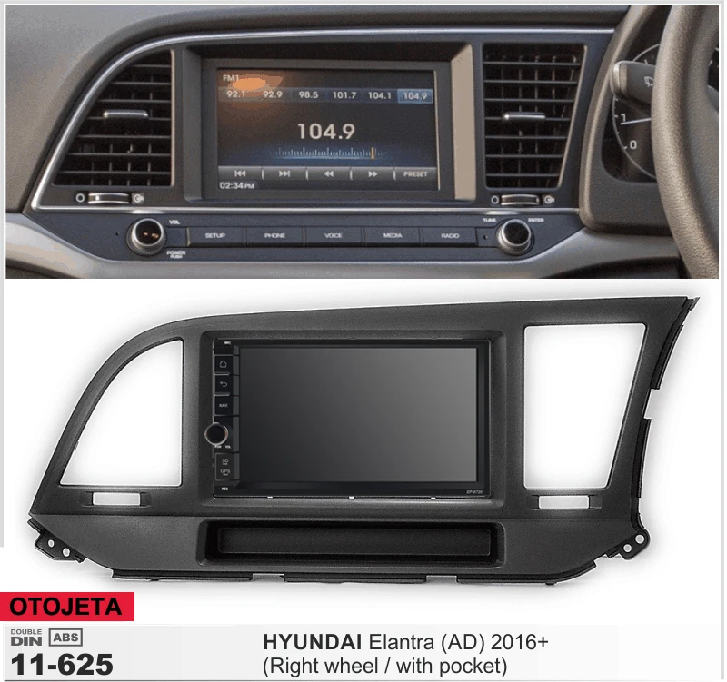 

Car radio with frame Android 9.1 Autoradio GPS Player for HYUNDAI Elantra (AD) 2016+ RHD Multimedia recorder stereo device