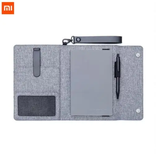 

Xiaomi 90 Simple Multifunctional Handbag Waterproof Business Oxford Cloth Cover with Diary Notebook Pockets and Pen Portable Bag