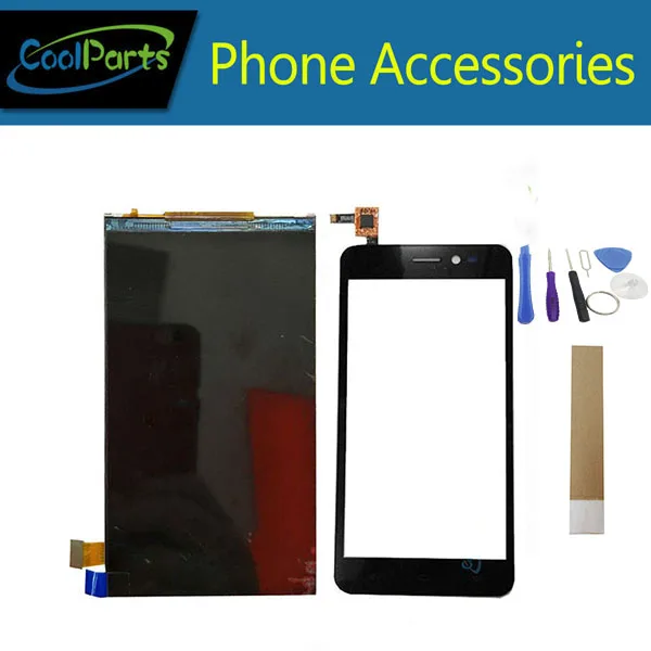 

1PC/Lot High Quality For Explay Pulsar LCD Display Screen + Touch Screen Digitizer Replacement Part With Tool&Tape