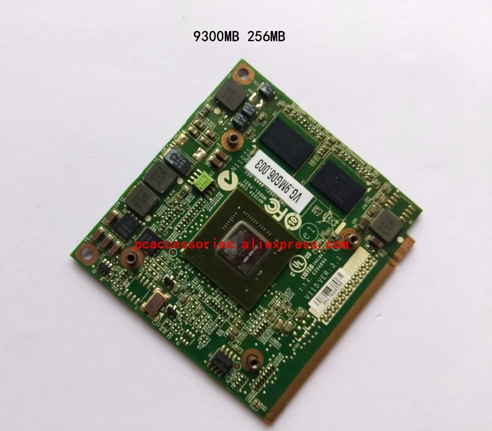 Оригинальная видеокарта Geforce 9300M GS MXM II DDR2 256 Мб VG.9MG06.001 VGA карта для Acer 5520G 6930G 7720G 4630G