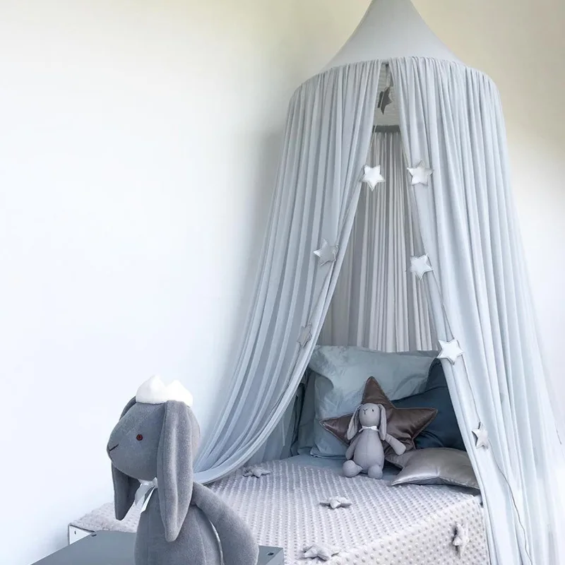

6 Color Children's Tent Chiffon Mosquito Net Summer Baby Dome Bed Tent European And American Home Decoration