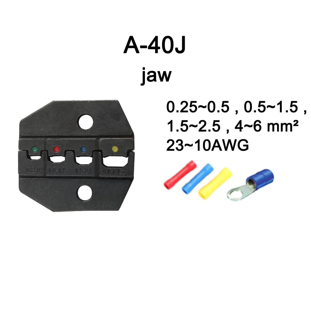 A04WFL A04WF A10WF A16WF A625GFL A40J A26TW A07FL штампы наборы для HS обжимной Пилер AM-10 EM-6B1 машина штампы наборы модули челюсти - Цвет: A-40J