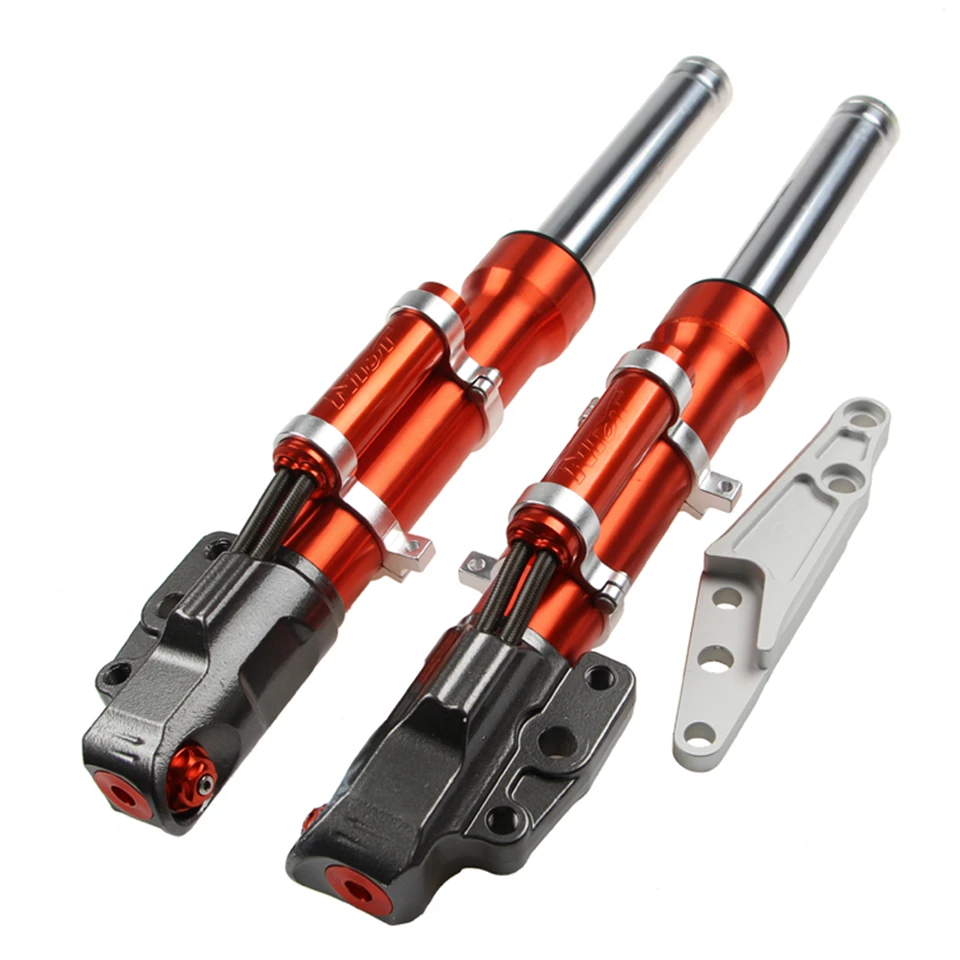 Universal 30mm 33mm Motorcycle Front Fork Shock Absorbers with bracket