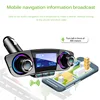 JINSERTA Mini Bluetooth lecteur MP3 avec émetteur FM écran LED mains libres TF carte USB jouer voiture lecteur MP3 ► Photo 2/6