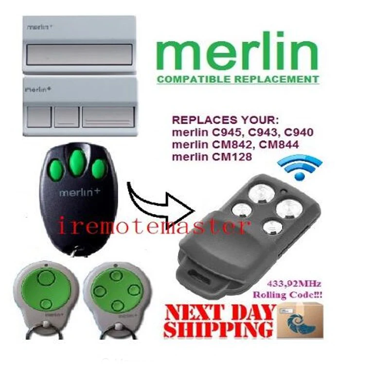 

100pcs Merlin C945 C943 C940 Merlin CM842 CM844 Merlin CM128 replacement remote control DHL free shipping