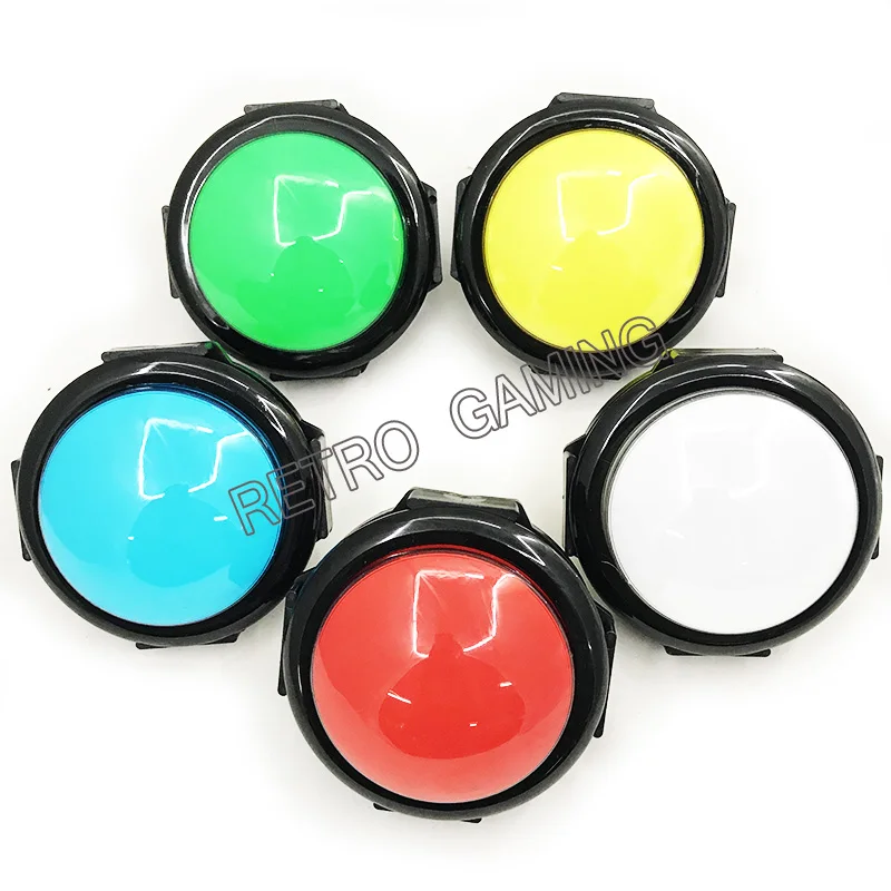 

1pcs 100mm push button switch 5 colors available arcade machine parts DIY dancing machine swtich buttonsgames