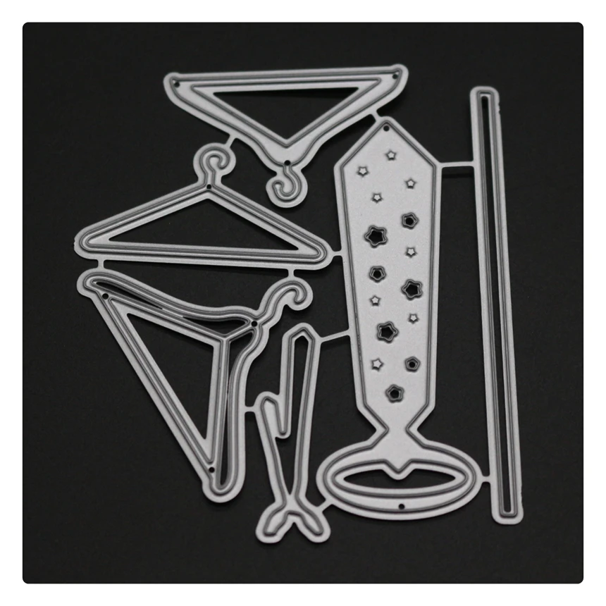 

YINIS1733 HANDGER TIE Scrapbook Metal Cutting Dies For Scrapbooking Stencils DIY Album Cards Decoration Embossing Folder Die Cut