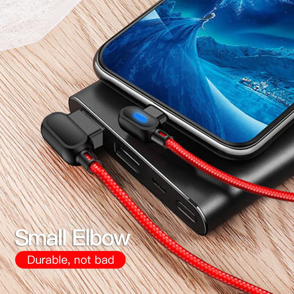 !ACCEZZ 90 Degree Micro USB Cable Fast Charging For Xiaomi Redmi Note 5 Pro Samsung S6 S7 Huawei Tablet Android Data Sync Cables (1)