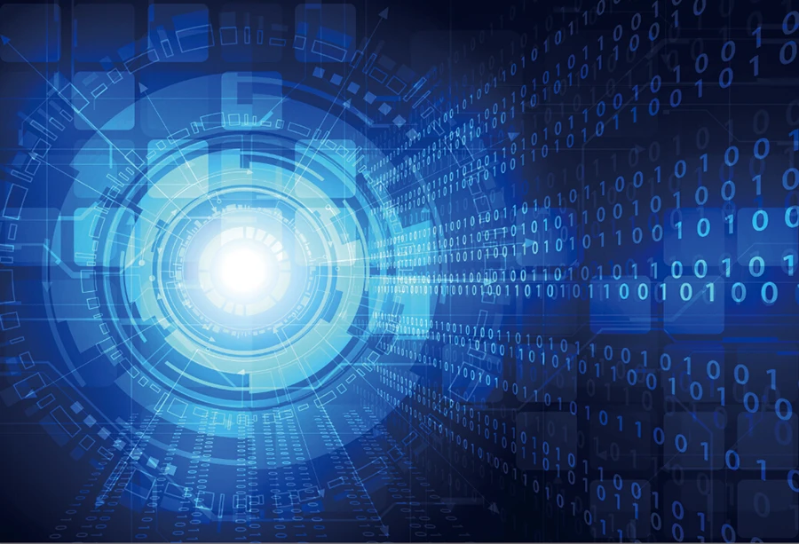 

Laeacco Science Fiction Computer Database Scene Photography Background Customized Photographic Backdrops For Photo Studio
