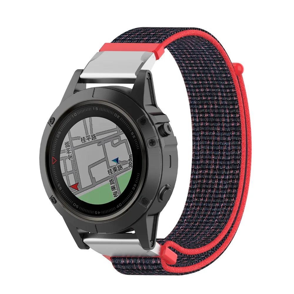 26 мм нейлоновый ремешок для часов Quick Fit ремешок для Garmin Fenix 5X/Fenix 6X/Fenix 3/3 HR Смарт-часы наручные для Garmin Fenix 6X Band