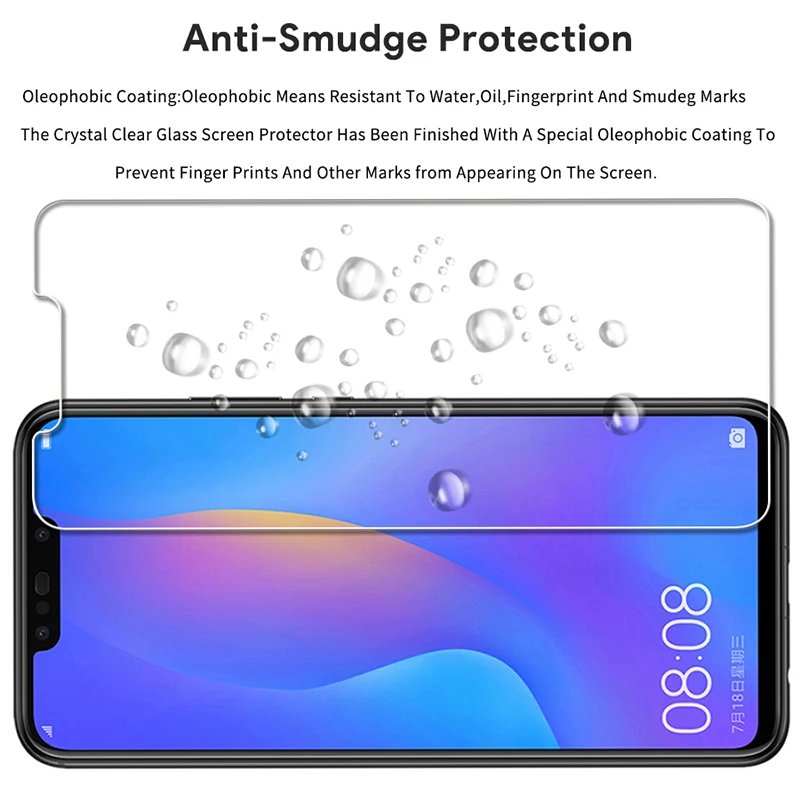 2 упаковки закаленное стекло для Huawei Honor 8X MAX 8 Nova 3i 3 4 Защитная пленка экрана P20 Lite Pro