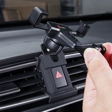 Для Honda CRV CR-V автомобильные аксессуары вращающийся держатель для смартфона на вентиляционное отверстие кронштейн Подставка