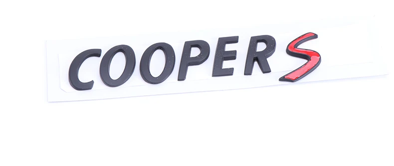 Автомобильный Стайлинг для мини всех серий 3D металлический мини Cooper S Задняя эмблема значок автомобиля Наклейка для MINI Cooper F54 F55 F56 F60 R55 R56 R60