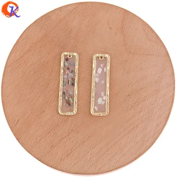 

Cordial Design 10*36MM 50Pcs Jewelry Accessories/Earring Connectors/DIY/Shell Effect/Jewelry Making/Hand Made/Earring Findings