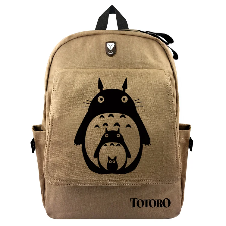 Дизайн Мультяшные рюкзаки аниме Мой сосед Тоторо Косплей сумка на плечо рюкзак для ноутбука школьные сумки Mochila для подростков - Цвет: F