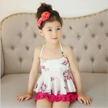 Новое Летнее Детское бикини для малышей, милый купальный костюм принцессы из 2 предметов с шапочкой для плавания, милый купальный костюм для девочек