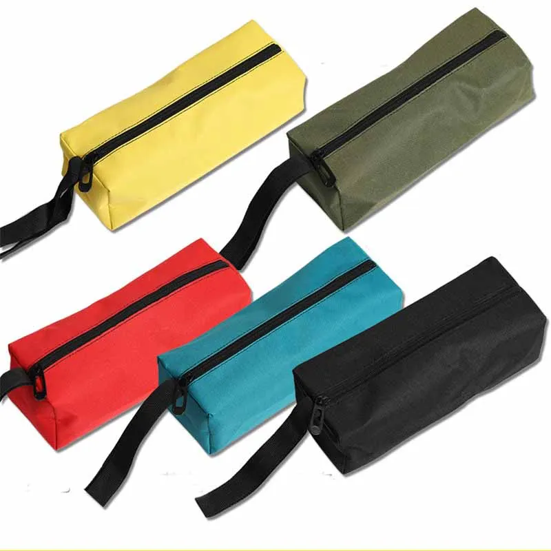 

Zipper Tool Bag Organize Storage Small Parts Hand Tool Portable Empty Oxford cloth Waterproof Plumber Electrician Storage Bags