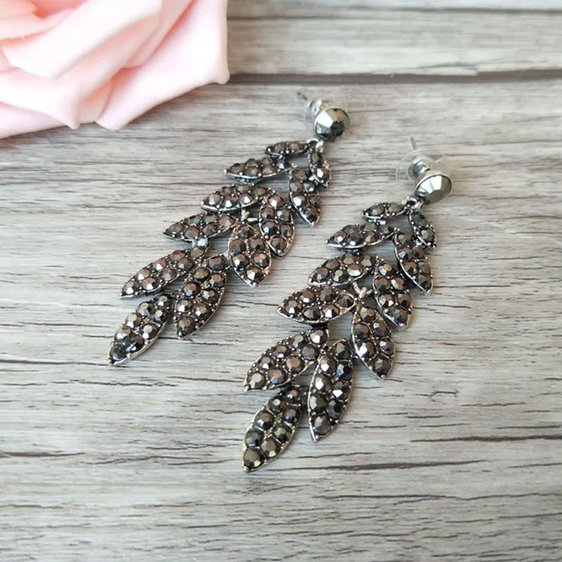 Buy 1 Pair Handmade sparkly rhinestone crystal Vintage