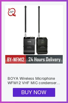 BOYA BY-WM8 Pro mic конденсаторный беспроводной микрофон микрофонная система аудио видео приемник-записывающее устройство для Canon Nikon sony DSLR камеры