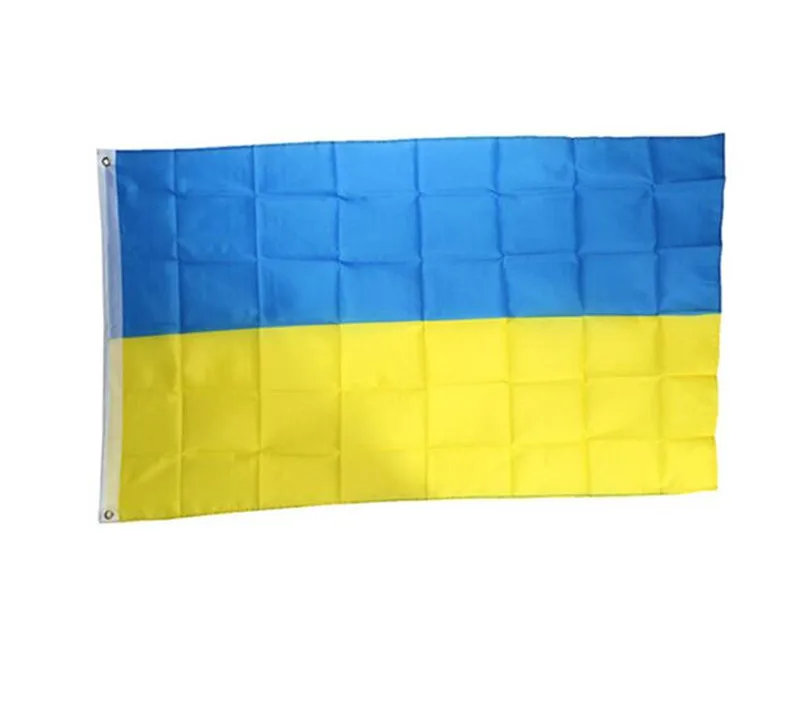 3x5 футов большой национальный флаг Украины домашний декор полиэстер украинский