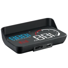 M10 Hud автомобильный Obd2 Компьютерный дисплей Obd Hud цифровой спидометр лобовое стекло проектор Obdii об/мин Усталость вождения км/ч Mph