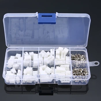 

40 Set 2p 3p 4p 5 pin Pitch Terminal Housing Header PCB Wire Connector Set 2.54mm with Box