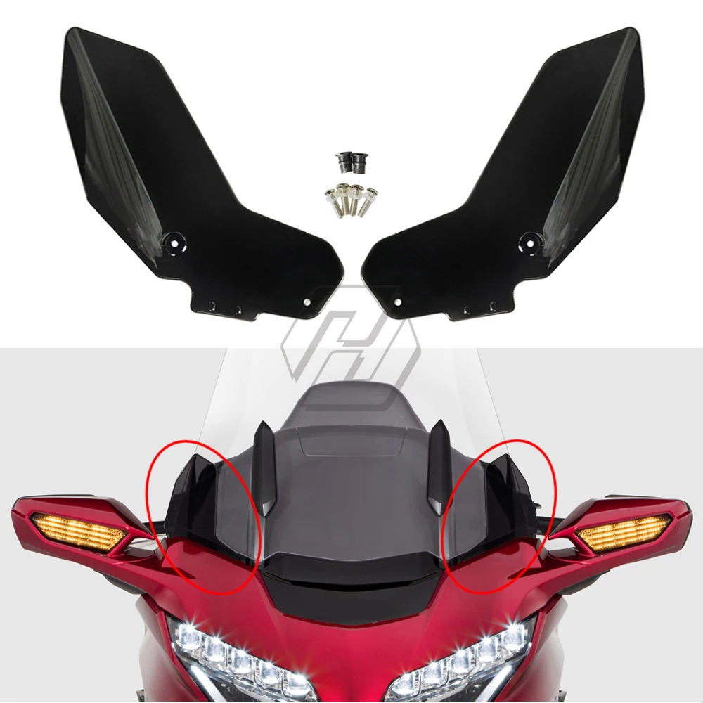 

Smoke Motorcycle Windshield Side Fairing Case for Honda Goldwing GL1800 GL 1800 2018 2019