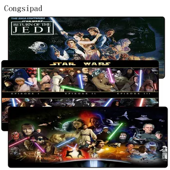 

Congsipad Star War Large mouse pad Anti-slip Natural Rubber PC Computer Gaming mousepad Desk Mat for LOL Surprise cs go DOTA2