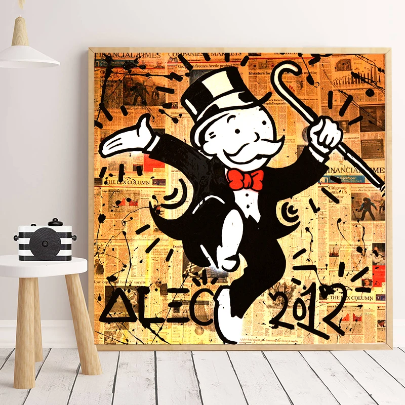 

Monopolyingly Bank Error in His Favor Park Place Canvas Painting Wall Art Canvas Poster And Print Decorative Picture Home Decor