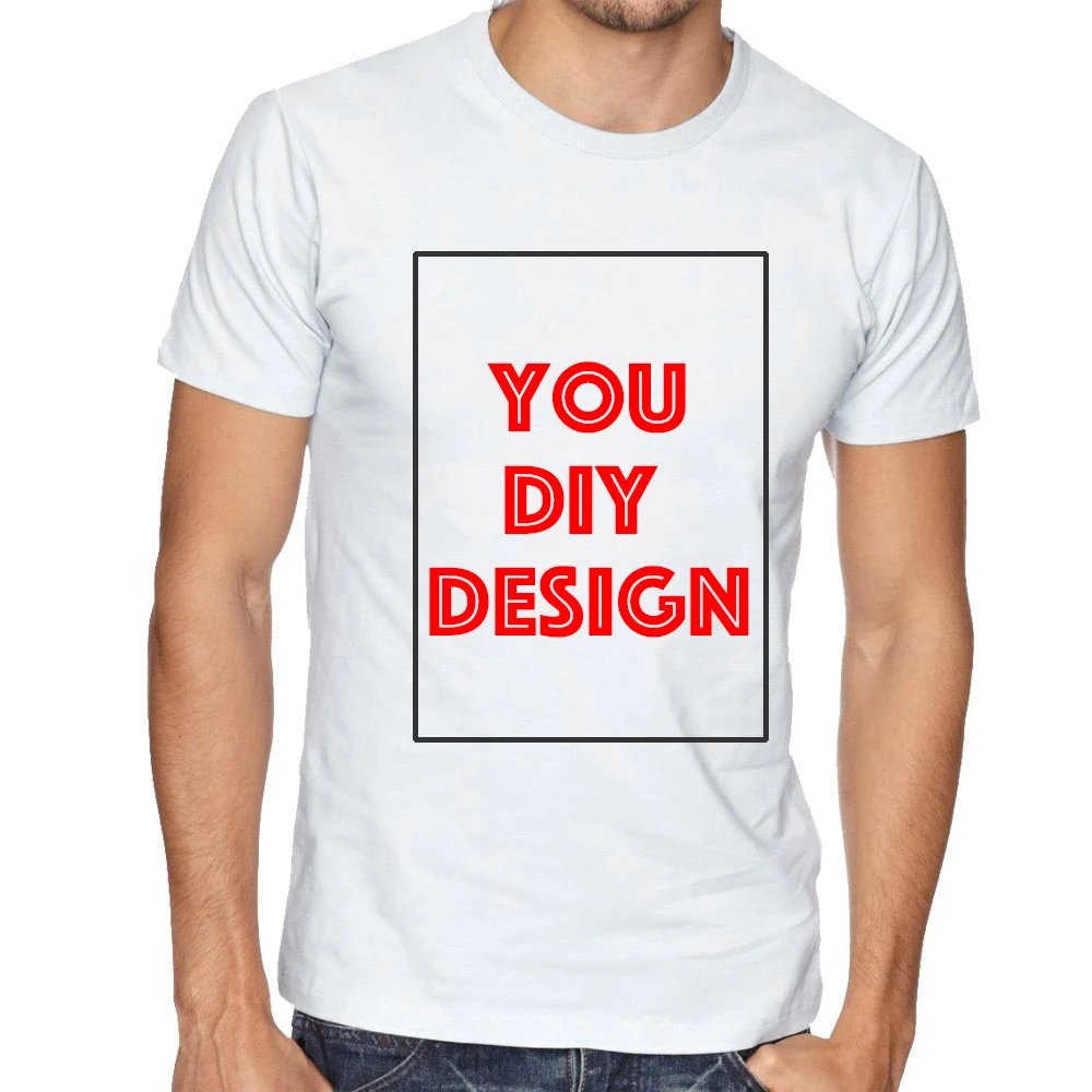 Personalizada camiseta imprimir propia foto del diseño DIY texto Logo alta calidad empresa de equipo camisetas enviar en 3 días 200g algodón Tops| Camisetas| - AliExpress