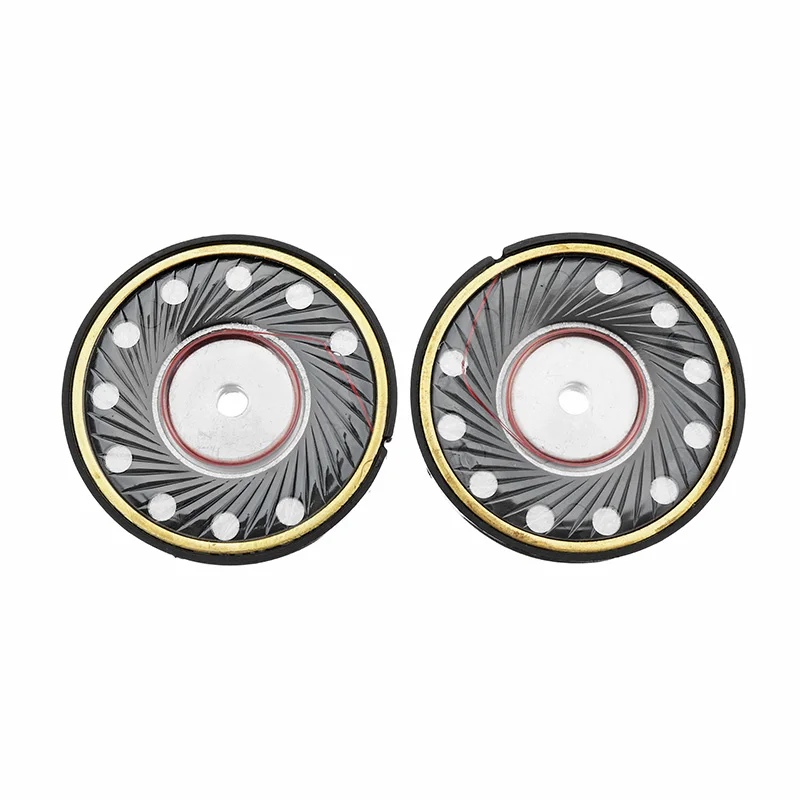 

QIGOM 40mm Headphone Loudspeakers Driver Unit 32 ohm Full Range HiFi Music Headphone DIY