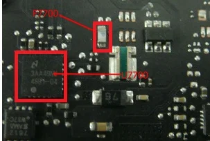 2 пара/лот для светодиодного чипа драйвера подсветки IC и предохранителя Macbook pro 13