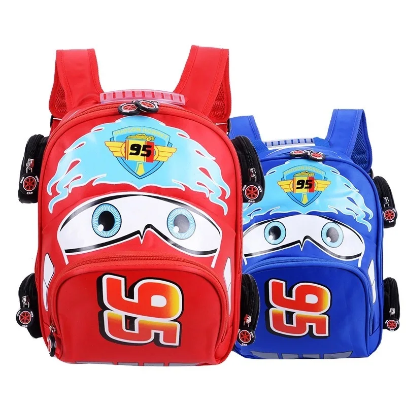 

Cartoon Car Backpack Children School Bags kids Baby Toddler Kindergarten Boys Girls Backpacking Rucksack Escolar