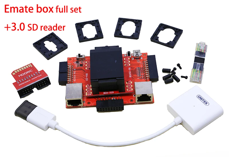 imágenes para Alborado e-mate caja Emate pro caja de E-Socket HERRAMIENTA MÁSTER ERASMUS MUNDUS todo en 1 BGA soporte-153/169, BGA-162/186, BGA-529, BGA-221 + SD lector imágenes para Alborado e-mate caja Emate pro caja de E-Socket HERRAMIENTA MÁSTER ERASMUS MUNDUS todo en 1 BGA soporte-153/169, BGA-162/186, BGA-529, BGA-221 + SD lector