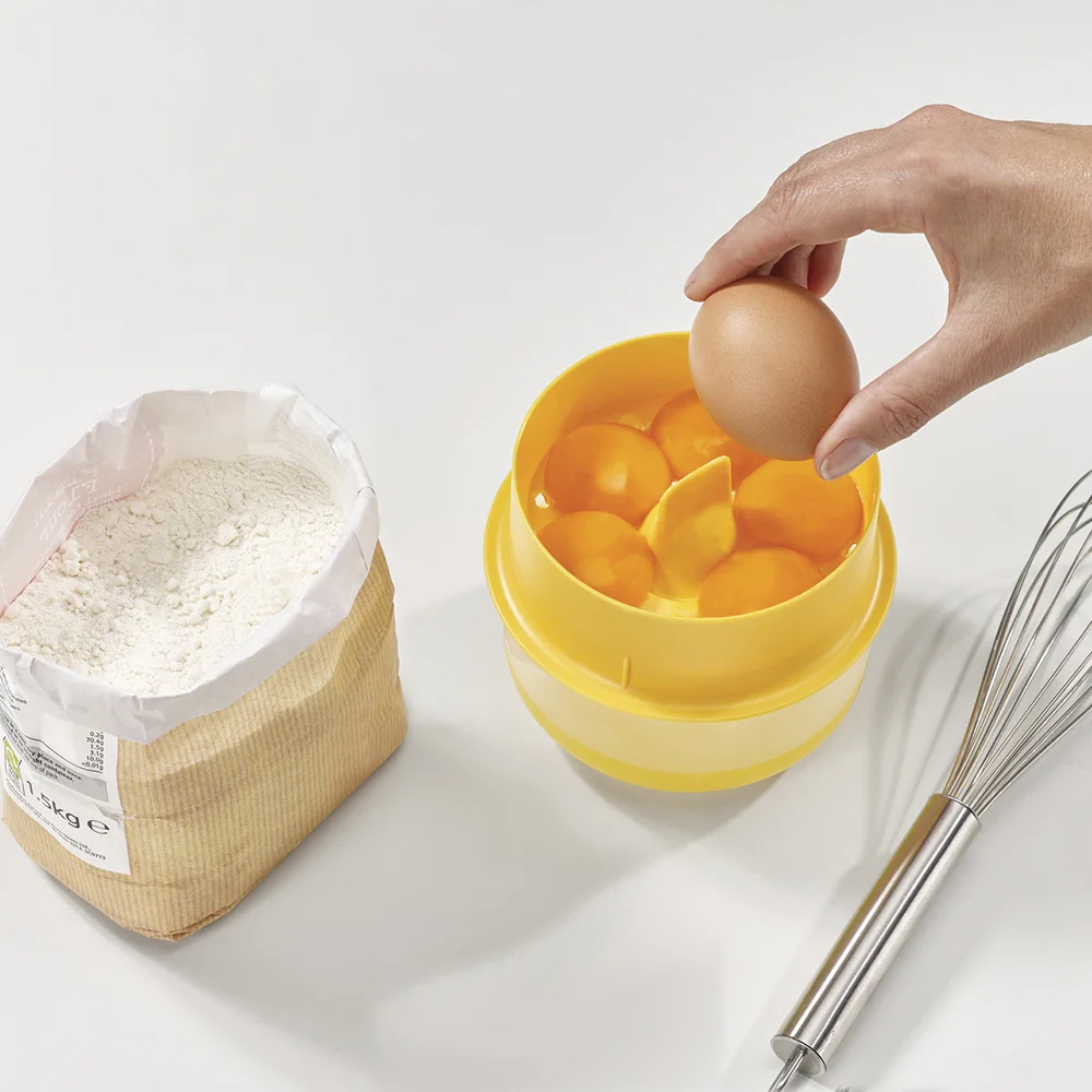 

Multifunction Egg Yolk Seperator Bakeware Food-Grade Kitchen Gadget Sieve Tool White Egg Separator High capacity egg tool