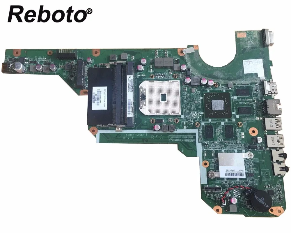 

Reboto For HP G4 G6 G7-2000 Laptop Motherboard 683030-501 683030-001 Socket FS1 DA0R53MB6E1 HD7670M 1GB MB 100% Tested Fast Ship
