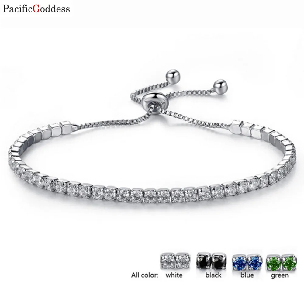 

7 Colors cute bear Cubic Zirconia Tennis Bracelet & Bangles For girl Gift New Luxury Armbanden Voor Vrouwen Bijoux best bracelet