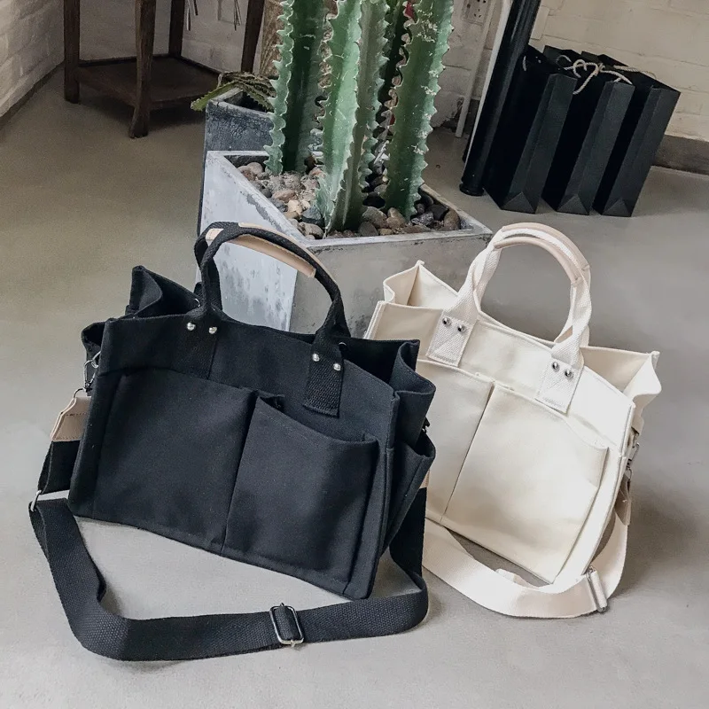 

Sail bag female Korean simple multi-pocket handbag oblique bag large capacity single-shoulder bag female bag